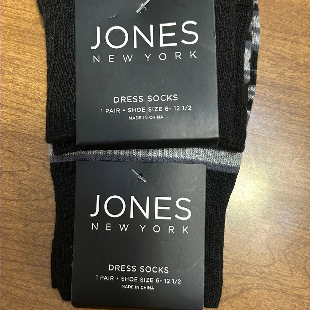 Jones New York Men's Patterned Dress Socks